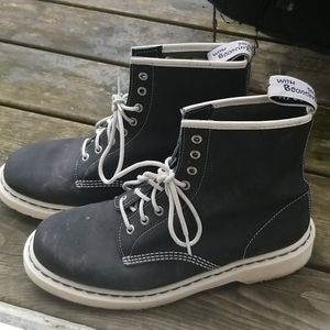 Men's canvas doc martens